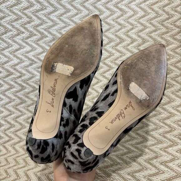 Sam Edelman Kenzey Pointed Toe Calf Hair Bootie - Picture 6 of 9